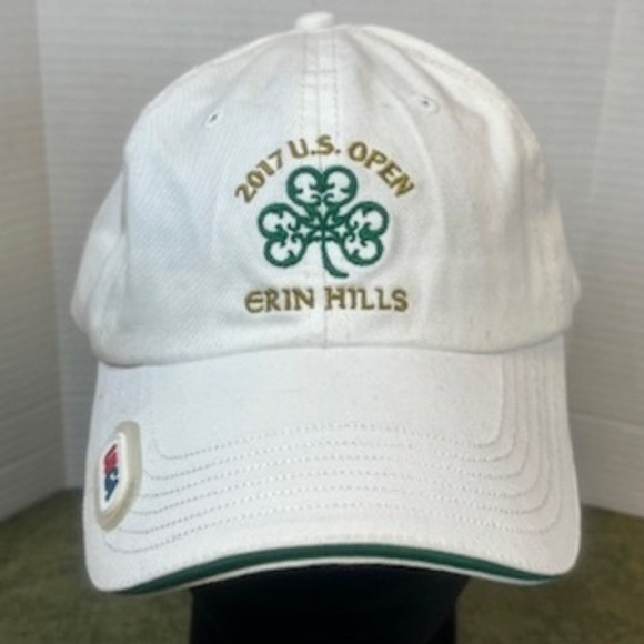 usga Other - USGA Member 2017 U.S. Open Erin Hills White Golf Hat Cap Adjustable‎